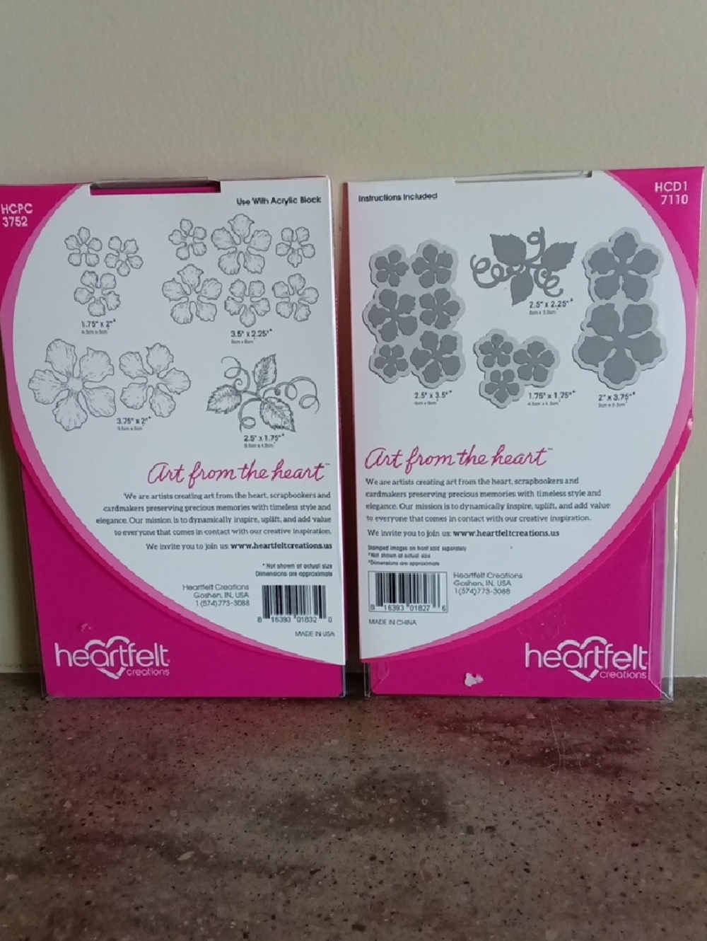 Heartfelt Creations Classic Rose Stamp & Die Set - Picture 2 of 4